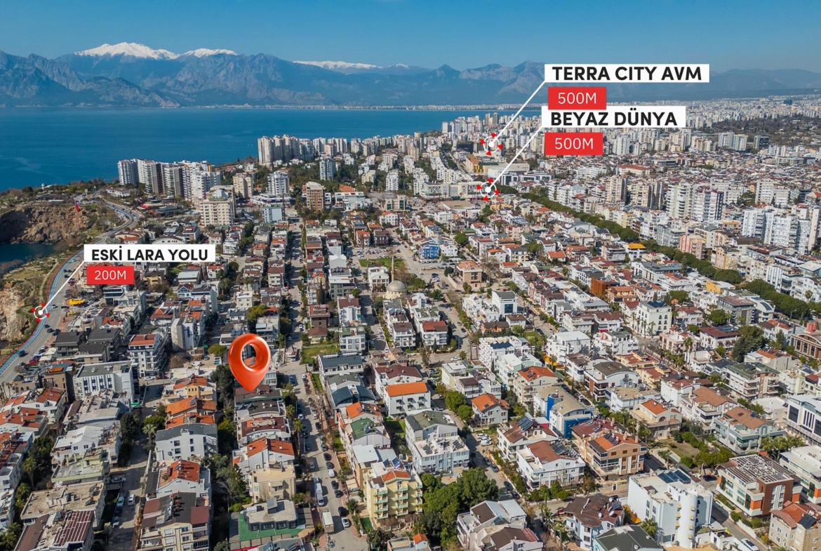 Lara Barınaklar’da Kurumsal Kimliğe Uygun 200 m² Dubleks Prestijli Ofis & İş Yeri