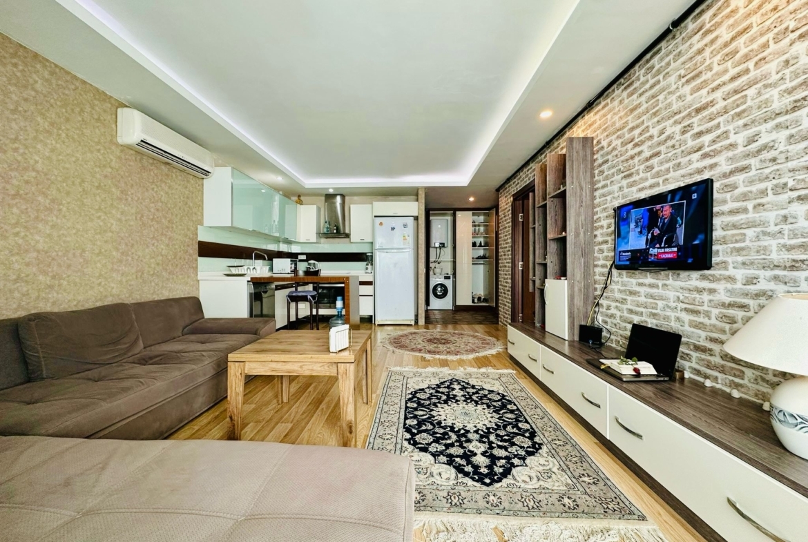 Kanyon Park Evleri’nde Havuzlu, Full Eşyalı ve Kapalı Otoparklı Lüks 1+1 Daire