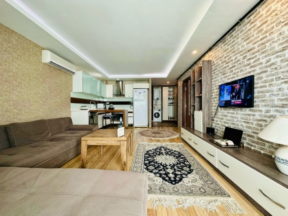 Kanyon Park Evleri’nde Havuzlu, Full Eşyalı ve Kapalı Otoparklı Lüks 1+1 Daire