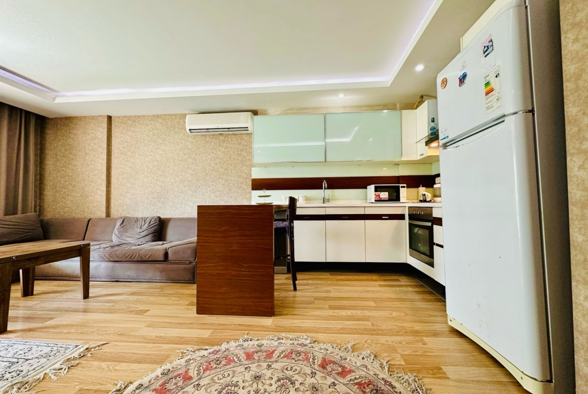 Kanyon Park Evleri’nde Havuzlu, Full Eşyalı ve Kapalı Otoparklı Lüks 1+1 Daire