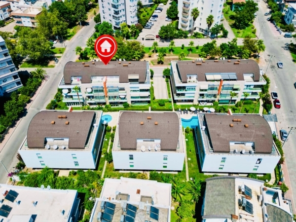Kanyon Park Evleri’nde Havuzlu, Full Eşyalı ve Kapalı Otoparklı Lüks 1+1 Daire