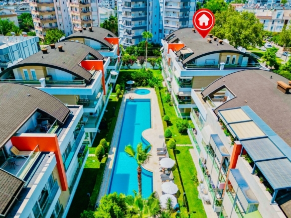 Kanyon Park Evleri’nde Havuzlu, Full Eşyalı ve Kapalı Otoparklı Lüks 1+1 Daire