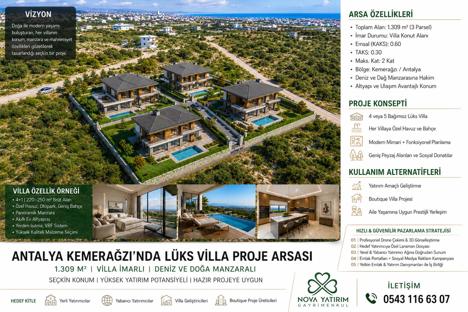 89a1c253-5a19-4b05-80b6-5bf663d80a39 KEMERAĞZINDA 1309m² | LÜKS VİLLA PROJESİNE UYGUN | SATILIK ARSA