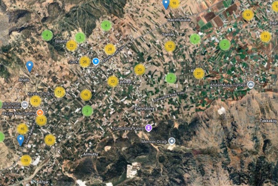 ANTALYA-Elmalı ,Köy içi imarlı ve Tapusuna Ev işlenmiş 910 m²
